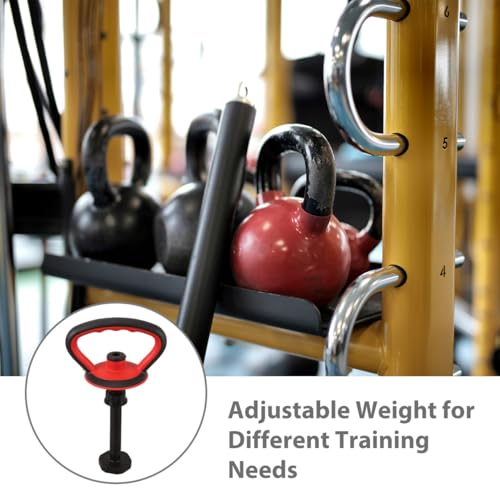 BESPORTBLE Fitness Kettlebell Accessories - Adjustable Weight Kettlebell Handle and Base Nut Set for Home Gym Multi-Functional Gym Accessories for Workout