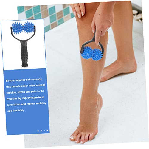 FOMIYES Handheld Massage Roller for Muscle Relief Convenient Back Stretching Tool for Home Use for Tight Muscles and Fatigue Relief Design for Comfort and Performance