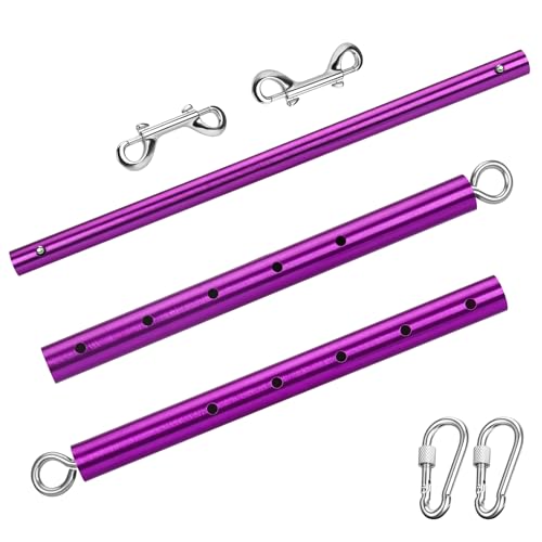 Spreader Bar Kit, Adjustable Workout Pilates Bar with Heavy Duty Exercise Stainless Steel Bar for Home Gyms Tools.