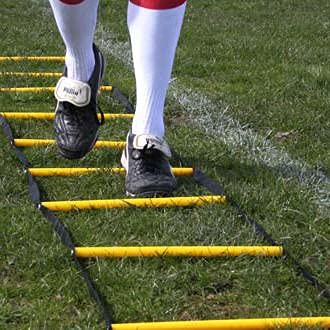 Fitfix® Speed and Agility Training 6Mtr Length Agility Round Ladder - Improve Speed, Quickness, and Footwork Equipped with 12 Rungs with Free Carry Bag