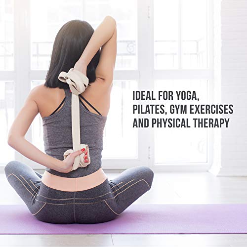 Stretching Straps and Yoga Blocks - Yoga Beginner Kit for Pilates & Gym - style: 5 Pack, 8ft