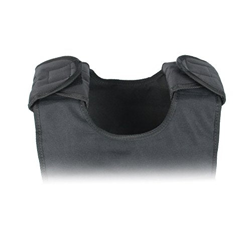 RUNmax 20LBS - 150LBS Adjustable Weighted Vest Wtih Shoulder Pads Option for Men and Women - size: One Size