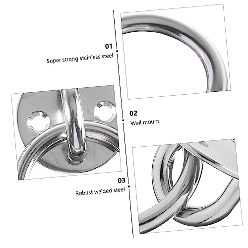 Ceiling Hooks for Yoga Suspension Trainer Ceiling Anchor Mount Fixed Disk for Yoga Gymnastics Rings