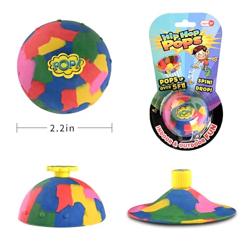 Bounce Bowls Camouflage - Bupduq Fidget Toy for Kids & Adults Spinning Stress Relief, Pop Up Game for School, Party & Intelligence Development - Perfect Anxiety Toy - size: 1 Piece Bouncing Bowl