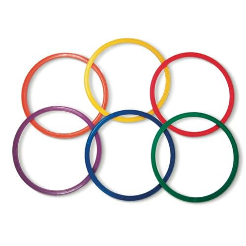 Palos Sports Speed and Agility Flat Hoops - Set of 12-14", 20" or 24" Rings