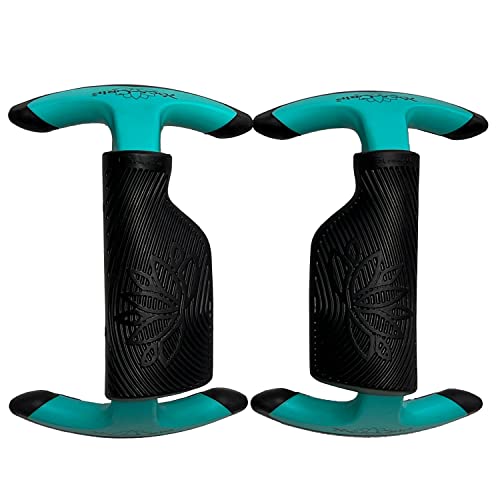 Premium Quality Wrist Alignment Yoga Blocks to Eliminate Wrist Pain in All Poses - Great for Yoga, Pushups and Pilates. Set of 2 with Instruction Card
