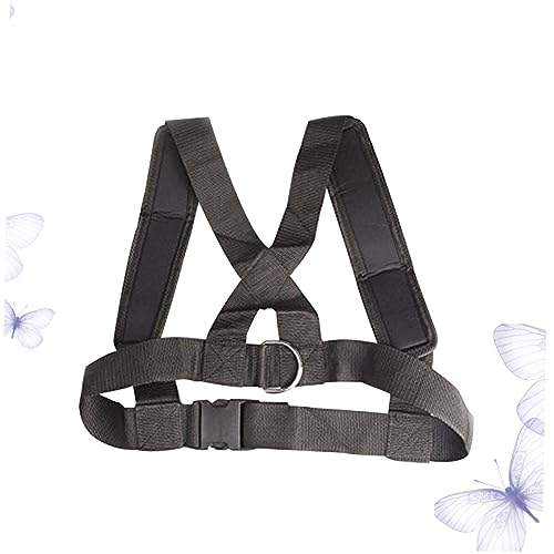 HANABASS Adjustable Sled Harness with Heavy Duty Hooks Resistance Band Tool for Speed and Endurance Training Durable Fitness Equipment for Core Strength Posterior Chain Development