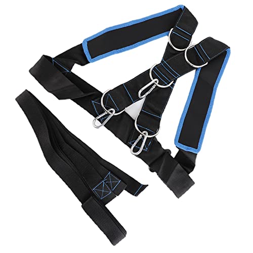 Adjustable Sled Harness, Harness Resistance Band Belt Sports Equipment Weight Sled Harness Set Pulling Strap for Workout Sled Pulling