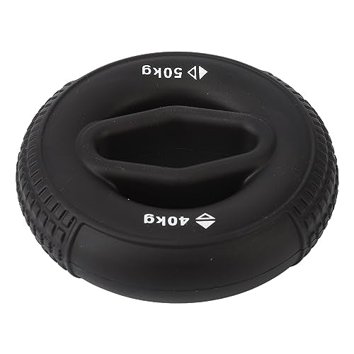 Sonew Hand Grip Strengthener, 40 to 50KG Silicone Grip Trainer Anti Slip Strength Training Ring for Finger and Forearm Exercise Grip Trainer for Rock Climbing