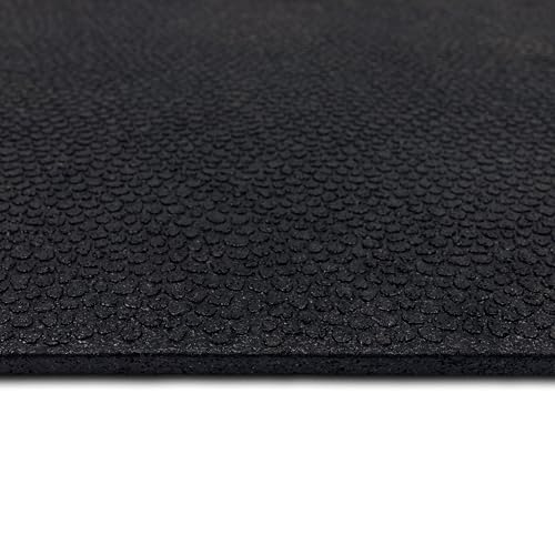 Mohawk Home Heavy Duty Rubber Stall Mat - Gym Floor- Under Dog Crate - All Purpose Utility 2'x2' - 1/2" Thick - size: 2' X 2'