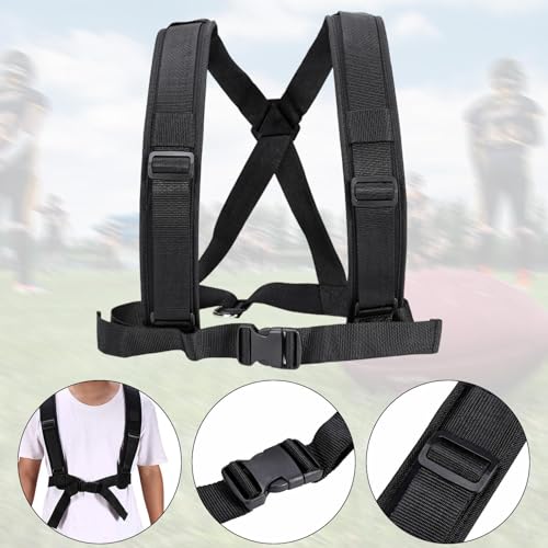 Sled Harness for Resistance Training Workout Football Padded Exercise Training Speed Full Body Women Men Sled Pulling Belt