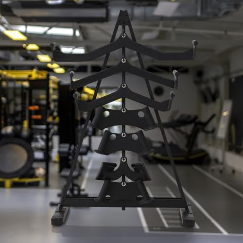 LAT Pulldown Storage,LAT Bar Organizer,LAT Pulldown Attachments.Attachment Storage Rack for Mag Grip - Home Gym Fitness Heavy Duty A-Frame Stand and Gym Wall Storage.(Pay attention to the spacing between hooks when hanging items)