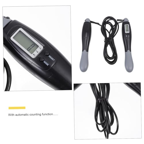 Smart Counting Jump Rope for Adults Ergonomic Non-slip Handle Fitness Skipping Rope with Digital Counter Outdoor Exercise Tool for Weight Loss and Endurance Training