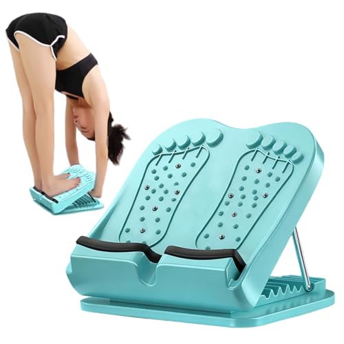 Calf Stretcher Slant Board 13-Level Adjustable Foldable Stretching Ramp with Magnets for Plantar Fasciitis Achilles Stretch, Ankle Balance Board