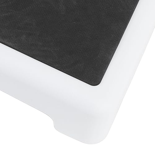 Bath Shower Step Stool Non Slip Step Platform Portable Step Riser with Anti Slip Mat for Bathroom Bathtub Car Mobility Stability Support Sturdy Plastic Lightweight 43x33x9cm