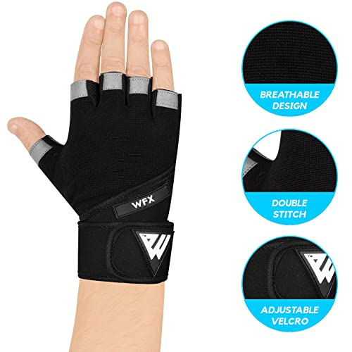 Gym Gloves Training Weight Lifting Gloves for Men Women Wrist Support Padded Extra Grip Palm Protection Fitness Workout Gloves Cycling,Hanging,Pull ups,Breathable