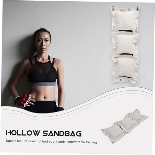 Garneck 1pc Wall-Mounted Wing Chun Boxing Bag Sticky sandbag Wing Chun Wall Bag Training Wing Chun Kick Bag Iron Palm Bag Boxing Empty sandbag fu Punch Bag Canvas Fitness