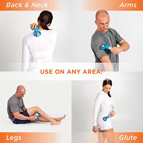 ProStretch Uno Fascia Muscle Roller, Portable & Adjustable Hand-Held Massage Tool for Muscle Recovery and Deep Tissue Therapy