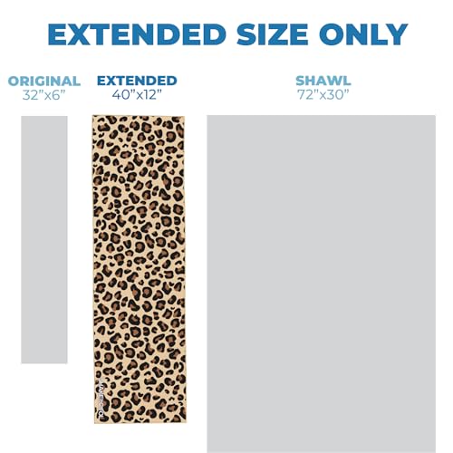 SHAKEitCOOL Extended Size Cooling Towel β Be Cool in Style - Heat Relief, Soft, Lightweight, Sun Protection, Easy Clean - Perfect for Biking, Hiking, Running, Yoga, Golf, Gardening - Cheetah Print M - color: Cheetah Print