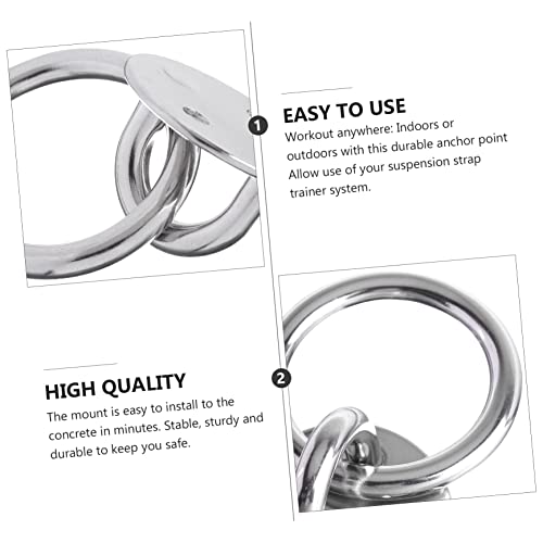 Wall Mount Suspension Ceiling Anchor Bracket for Suspension Straps Gymnastic Rings Yoga Swings Durable