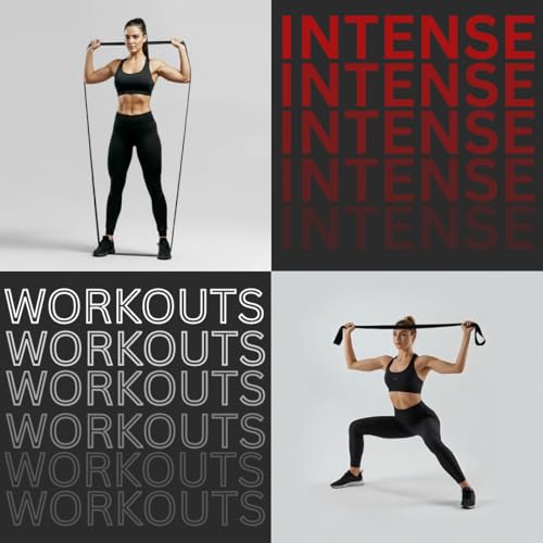 76 Inch Premium Extended Length Fabric Resistance Band for Working Out – Non-Slip Workout Loop Band for Yoga, Pilates, Pull-up Assist & Stretching