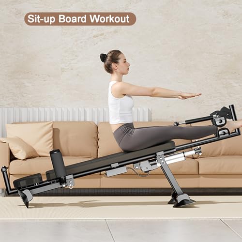 Fitness Full Body Traction Table, Massage Cervical Traction Bench & Lumbar Traction Bed, Home Stretch Decompression Machine for Tension Relief, Lumbar Stretching - color: Black