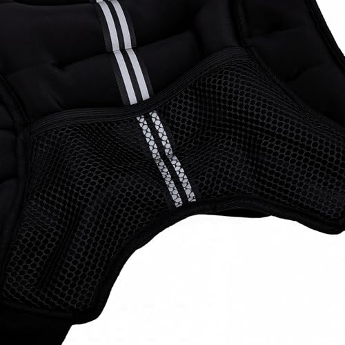 RiToEasysports Weighted Vest, Comfortable Breathable Adjustable Strap Secure Fit Iron Sand Filling For Jogging Running - size: 5KG