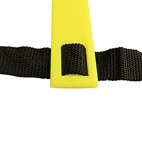 Amber Fight Gear Feet Speed and Agility Training Ladder for High-Intensity Training in Boxing, Soccer, Football, Lacrosse, and Ice Hockey - Improve Your Footwork and Coordination, 15 Feet