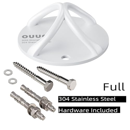 304 Stainless Steel Wall Mount Anchor for Suspension Straps
