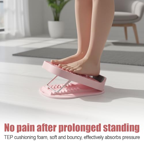 Calf Stretcher, 15-Position Adjustable Incline Wedge Stretcher, Physical Exercise Slant Board for Calf, Achilles, Ankle, Squats. - color: Blue