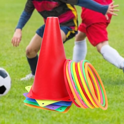 Toss Game Set Field Marker Cones Outdoor Game for Kids Adults Traffic Cones