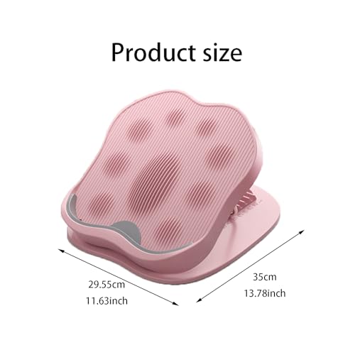 Plastic Incline Board Suitable for a Variety of Surfaces Support 800lbs Foldable Slant Board PP Material Stretching Equipment (Blue)