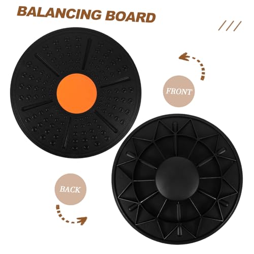 STOBAZA Balance Half Ball Board Non-slip Wobble Board for Abdominal Exercise and Sensory Rehabilitation Portable Fitness Stability Trainer with Adjustable Angle Compact Lightweight PP