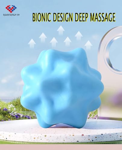 Massage Ball for Deep Tissue Muscle Recovery,Myofascial Release,Plantar Fasciitis Relief Eliminate Muscle Pain & Tension (Black) - color: Black
