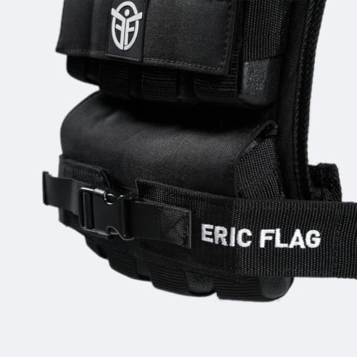 40 lb Weighted Vest for Men & Women - Adjustable 0-40 lb with 16 Iron Weight, Heavy-Duty for Calisthenics, Running and Walking - Compact 1000D Oxford - Weighted Vest with Removable Weights