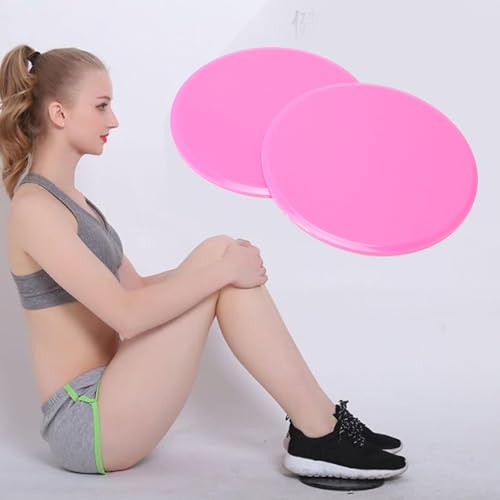 Dual Sided Discs, Exercise Core Sliders for Full Body Workout to Build Functional Core Strength, 7 Inches, 2 PCS, for Home Gym and Travel