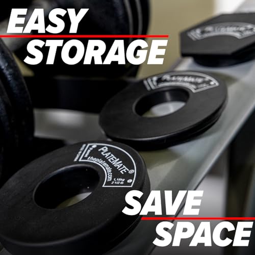 PlateMate Microload Pair 2 1/2 lb. Magnetic Donut Weights (5 lb. Set)