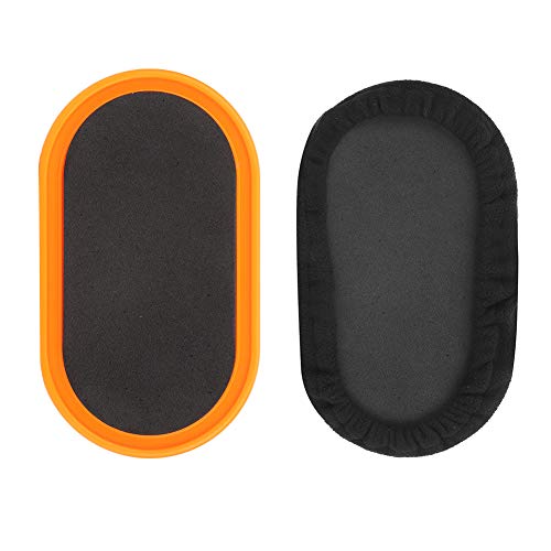 Exercise Core Sliders, Ergonomic Oval Design Sliding Discs Set of 2 for Yoga Pilates Home Fitness Workouts Full Body Training