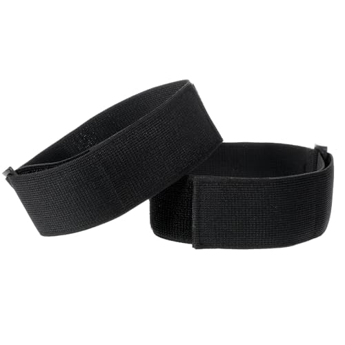 BFR Occlusion Bands for Women Glutes Blood Flow Restriction Bands Best Fabric Resistance Band Adjustable Bundle Booty Band for Exercising Legs Butt Hip Building Workouts Squat Butt Thigh Fitness - color: black