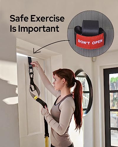 Sozzy Door Anchor for Resistance Bands, Home Workout Equipment, Heavy Duty and Secure Design for Suspension Training, Rehab & Physical Therapy Ready