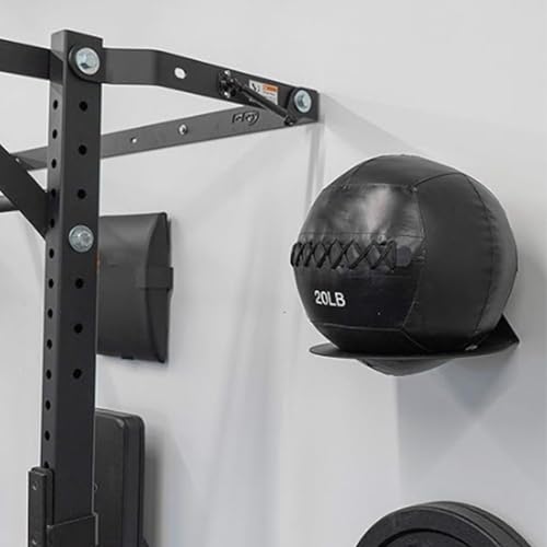 Medicine Ball Rack Exercise Ball Holder Wall Mount, Medicine Ball Storage, 8.8 Inch Inside Diameter Exercise Ball Storage for Gym Exercise Sports Garage Home Commercial Accessory (3pcs)
