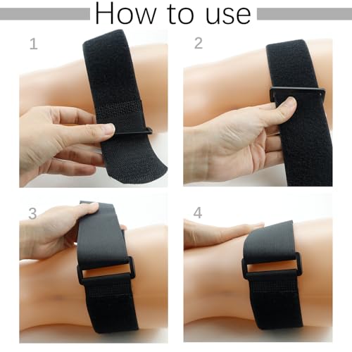 4pcs Occlusion Bands for Women, Glutes Flow Restriction Bands Flow Restriction Bands Booty Bands for Glutes Hip Building Exercising Butt Squat Thigh Fitness - size: 2pcs