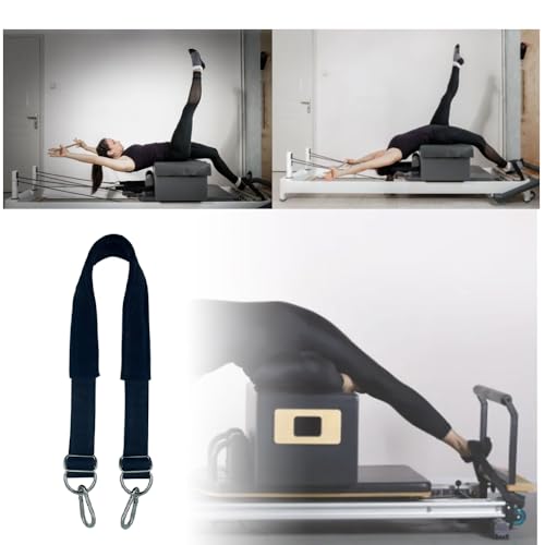 Pilates Equipment Hook and Tie Straps,Equipoise Body Cotton Straps,Suitable for Pilates Core Bed Accessories,Balance Training -Thickened Material 27.6 in.
