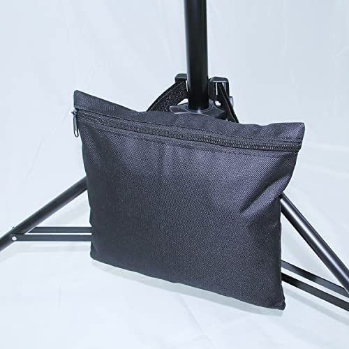 Sandbags 4 Packs with 4 PE Bags, Heavy Duty Sand Bags, Sand Bags for Weight with Zipper and Buckle Straps for Support Light Stand, More 2/4/6/8/10/12 Packs Sand Bag to Choose. - size: 4 PCS