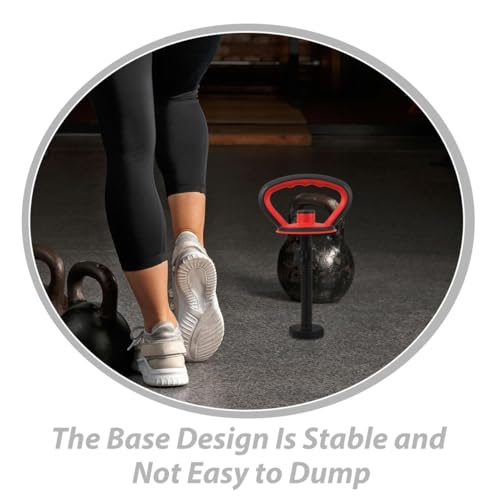 Toddmomy Adjustable Kettlebell Handle Converter Kit Plastic Base 12.59in
