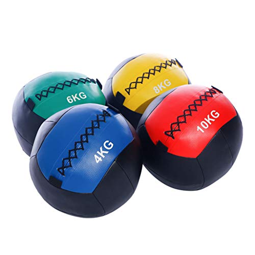 Soft Wall Ball Medicine(3KG,4KG,5KG,6KG,7KG,8KG,9KG,10KG,11KG,12KG) Core Workout Cardio Muscle Exercises (9kg 9KG)