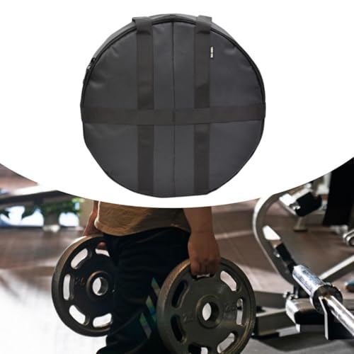 kowaku Weight Plate Holding Backpack Barbell Plate Storage Bag with Adjustable Shoulder Straps for Running Sports Exercise Home Gym, 33cmx9cm - size: 33cmx9cm