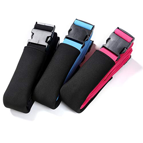 Fitness Stretch Strap - Adjustable Leg Stretch Band to Improve Body Flexibility, Premium Stretching Equipment for Exercise, Physical Therapy, Pilates Dance Gymnastics Cheerleading Training - color: pink