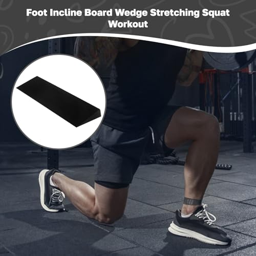 YIJU Squat Wedge Block Elevated Squat Footrest Cushion Slant Board Calf Stretcher for Fitness Stretch Balance Pilate Exercise