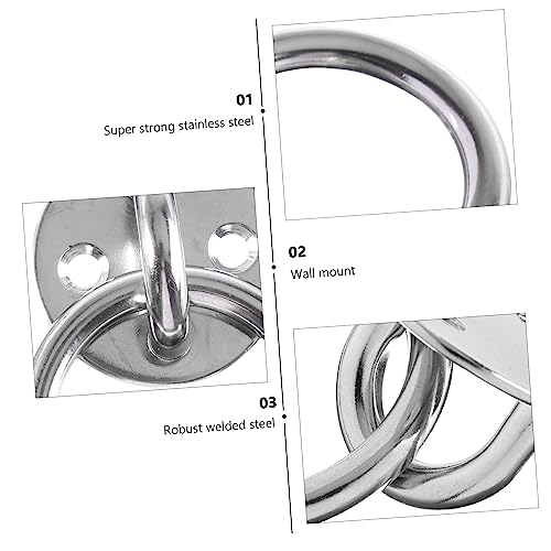 Yoga Ring Suspension Trainer Bracket Wall Mount Ceiling Anchor Fixed Disk for Home Gym Equipment
